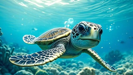 Fototapeta premium Sustainable Beach Cleanup and Conservation