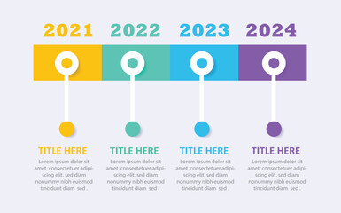 2021-2024 Timeline Infographic