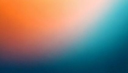 Abstract subtle orange blue gradient color background design.