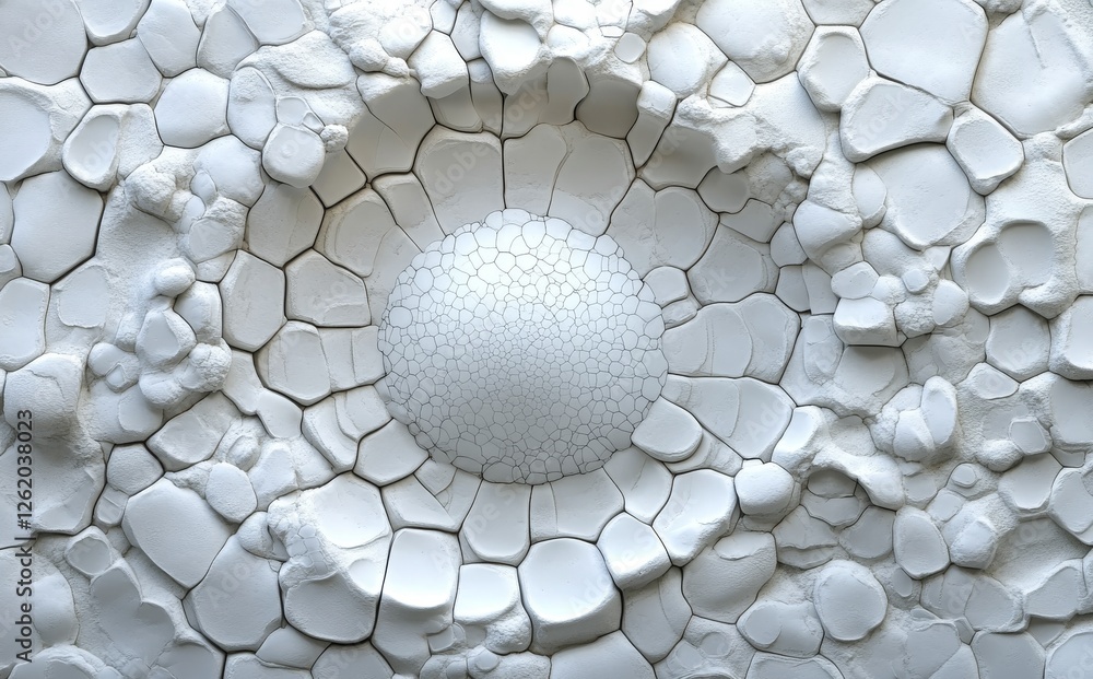 Poster this design incorporates a geometric abstract background made of simple hexagons, making it effectiv