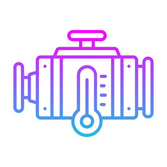 Obraz premium Temperature Icon