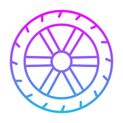 Fototapeta premium Tyre Icon