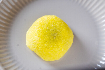 会津柳津名物あわまんじゅう（俯瞰）