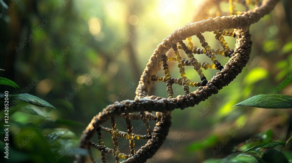 Poster the integration of genetic science and biotech technology in an abstract digital format allows for p