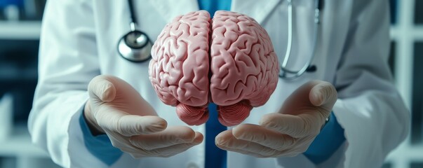 Brain Surgeon Or Neurologist Doctor Explaining