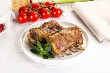 Roasted Lamb ribs with spices