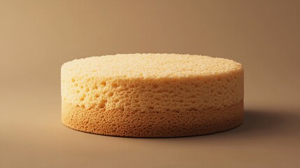 Baked Base of Sponge Cake Finely Textured Ultra-detailed