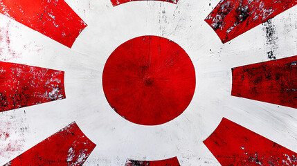 Red and white bullseye target isolated on a white background., representing precision, focus, and accuracy in achieving goals
