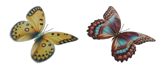 butterfly isolated on white background