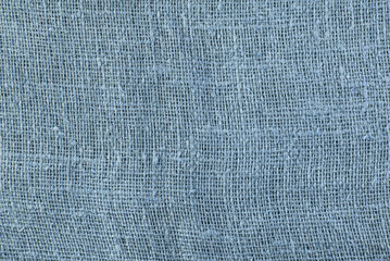 burlap fabric blue natural fibers