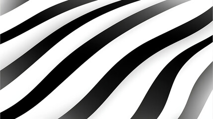 Abstract Black and White Wavy Stripes Design Pattern Modern Creative Art Artistic Wallpaper Backdrop