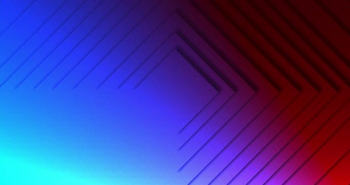 Smooth AMSR elegant square blocks moving 4K background. Blinking unique creative ripple square shapes. Finance geometry glamour glitter motion graphic. Shades moving simple tunnel striped container.
