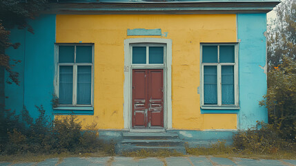 Naklejka premium Color palette with an image 