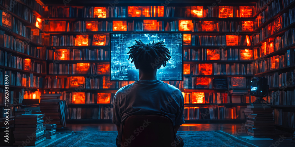 Poster ai-driven content automation in media and publishing industry revolutionizing editorial workflow wit