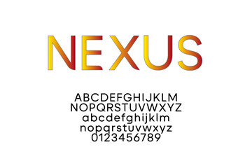 Nexus Font Style