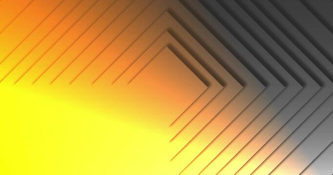 Smooth AMSR elegant square blocks moving 4K background. Blinking unique creative ripple square shapes. Finance geometry glamour glitter motion graphic. Shades moving simple tunnel striped container.
