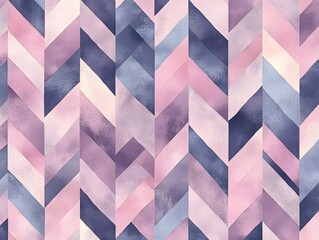 Captivating Geometric Abstract Pattern in Pastel Purple Pink and Blue Tones