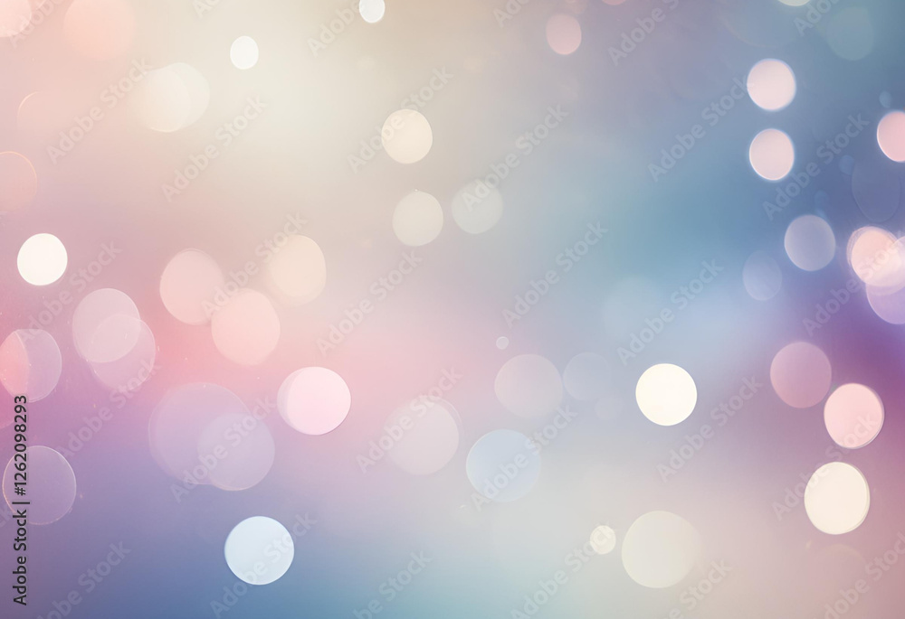 Wall mural abstract bokeh background