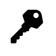 Key to Success: A simple yet powerful image of a black key, symbolizing access, opportunity, and potential.  The clean design makes it versatile for various applications. 