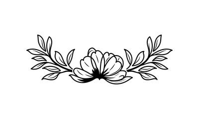 Elegant Floral Design Ornament