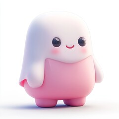 Adorable 3D Character Design with Cute Expression