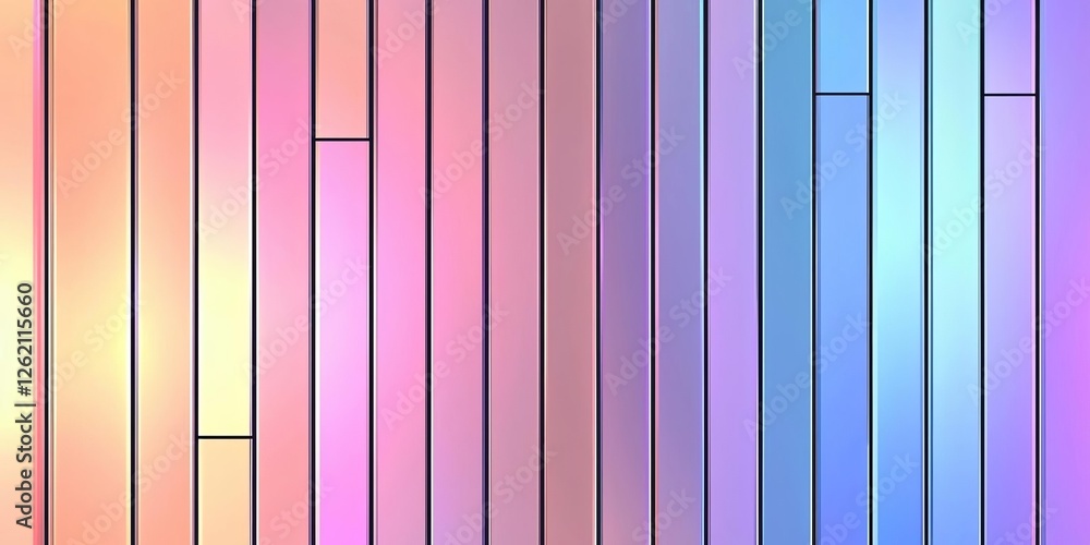 Poster a vibrant abstract pattern featuring colorful vertical lines and gradients.