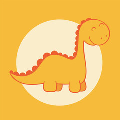 Friendly dinosaur for young ones