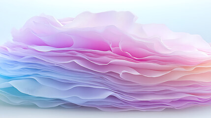 Obraz premium Gentle Gradient Waves of Color Abstract Design Concept Presentation Background Image Creation