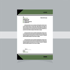 Ordinery Style Letterhead Design Template