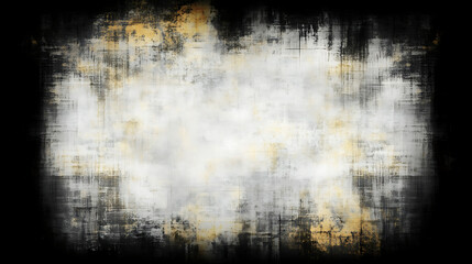 Obraz premium Grunge Canvas with Abstract White and Gold Splash Texture for Backgrounds and Artistic Design