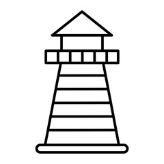 Lighthouse outline icon