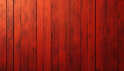 Naklejka premium Rustic Red Wooden Planks Texture with Vertical Orientation