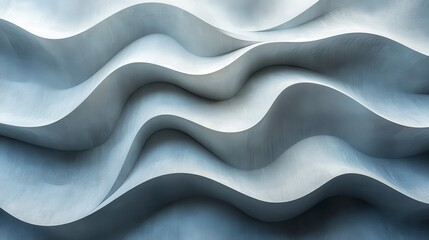 Obraz premium Abstract wavy gray wall texture background
