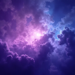 blue sky with clouds