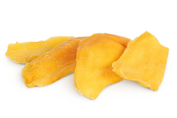 dried mango isolated on white background
