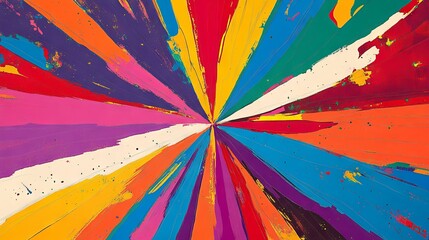 Blank colorful comic abstract background template center focused copy space