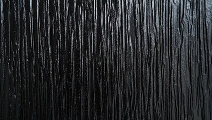 Grainy, rough texture on a dark powder-coated black metal surface.