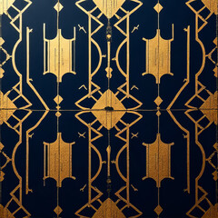 seamless pattern with geometric shapes
