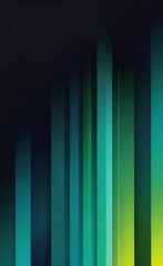 Fototapeta premium Abstract Teal and Black Swirl with Green Accents