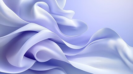 Obraz premium Abstract Lavender Fabric Swirls Design Background