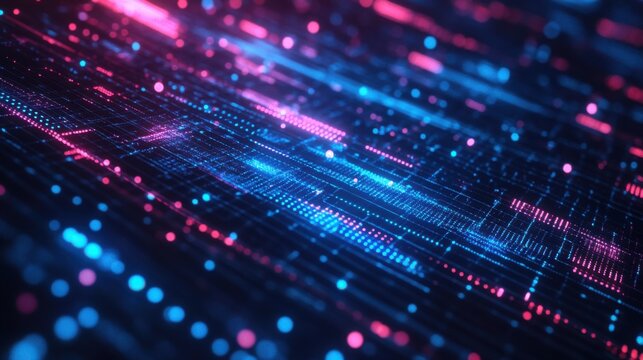 High-tech futuristic HUD interface background with glowing neon blue data elements, holographic digital design, ultra-detailed-