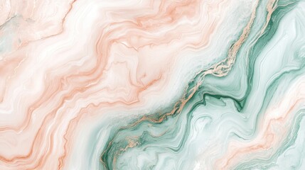 Abstract watercolor background with swirls in pastel and gold accents