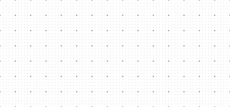 Seamless grey background in the form of a coordinate grid, drawing paper or student notebook. Abstract grid background suitable for technological and abstract themes. Copy space