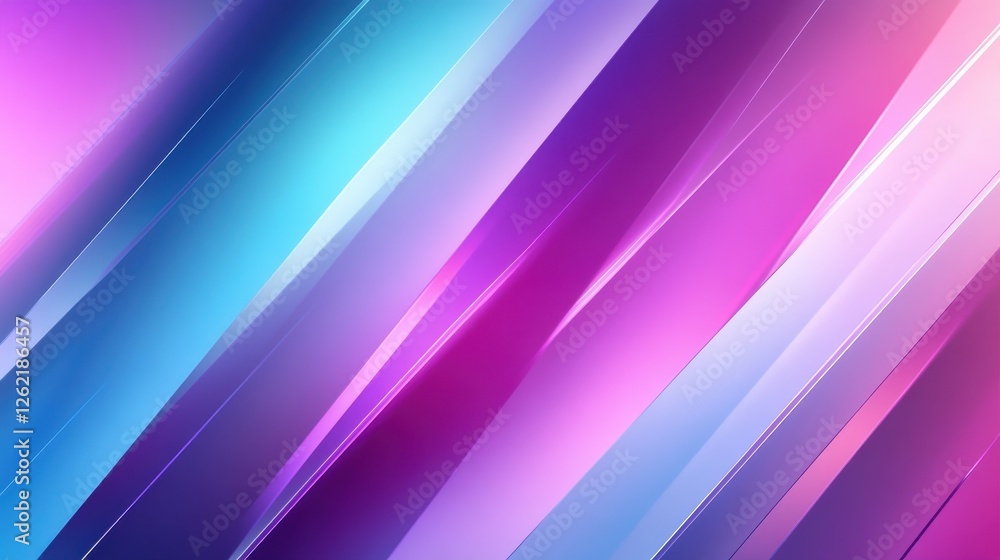 Poster Abstract Colorful Background with Dynamic Lines and Soft Gradient