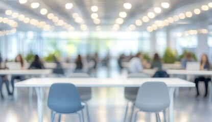 Blurred Office Space: Modern Workplace Ambiance