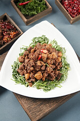 Delicious cumin roasted lamb