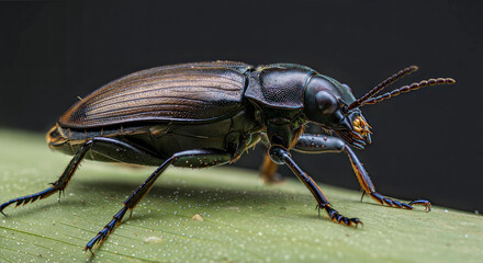 Fototapeta premium Click Beetle Macro Photography