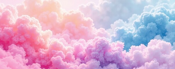 Seamless watercolor cloud stripe pattern Textured background ideal for textile , decor, fabric, aesthetic