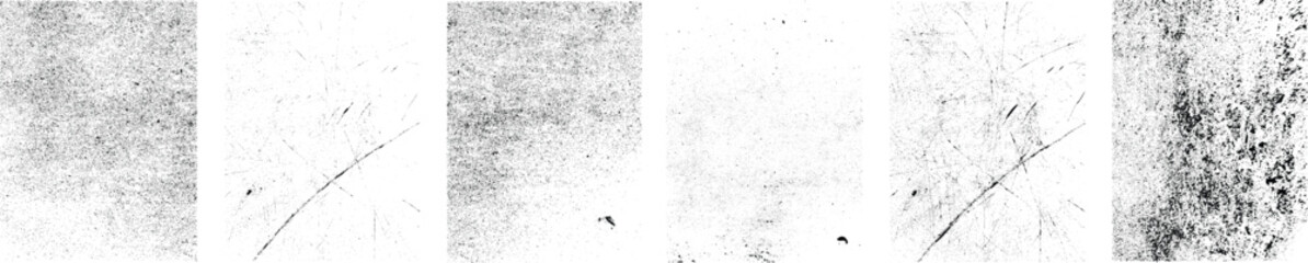 Grunge textures set. Collection of vector, distress, textures .Simply Place grungy textured overlay over any Object to Create grunge ,dirty effect .Various distressed texture for your design. 