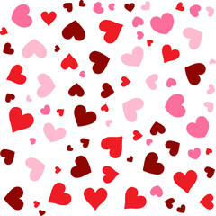 Valentine Day Heart Seamless Pattern